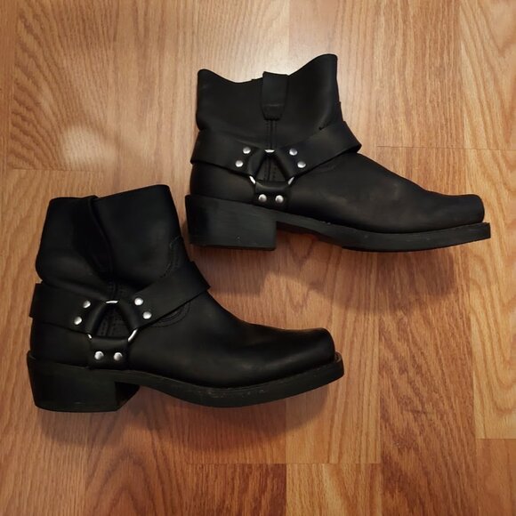 Durango Black Harness Mid-Rise Boots Men's Size 9D - Picture 1 of 9